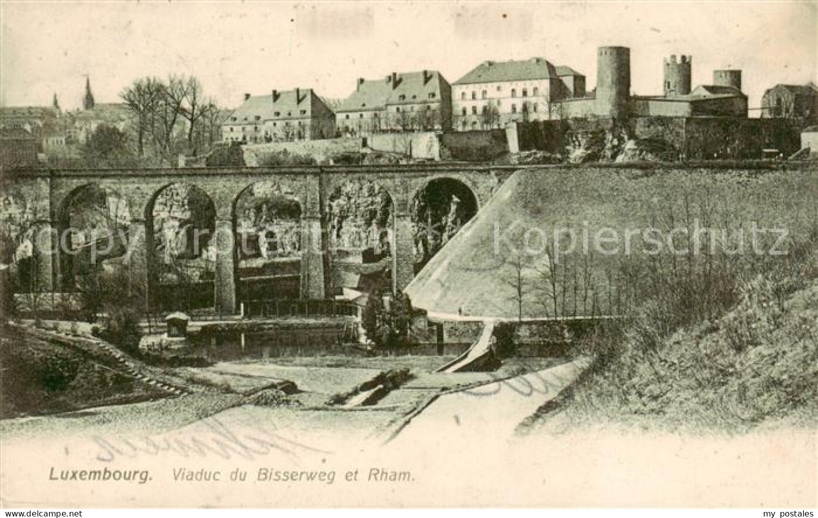 73824671 Luxembourg__Luxemburg Viaduc Du Bisserweg Et Rham - Andere & Zonder Classificatie