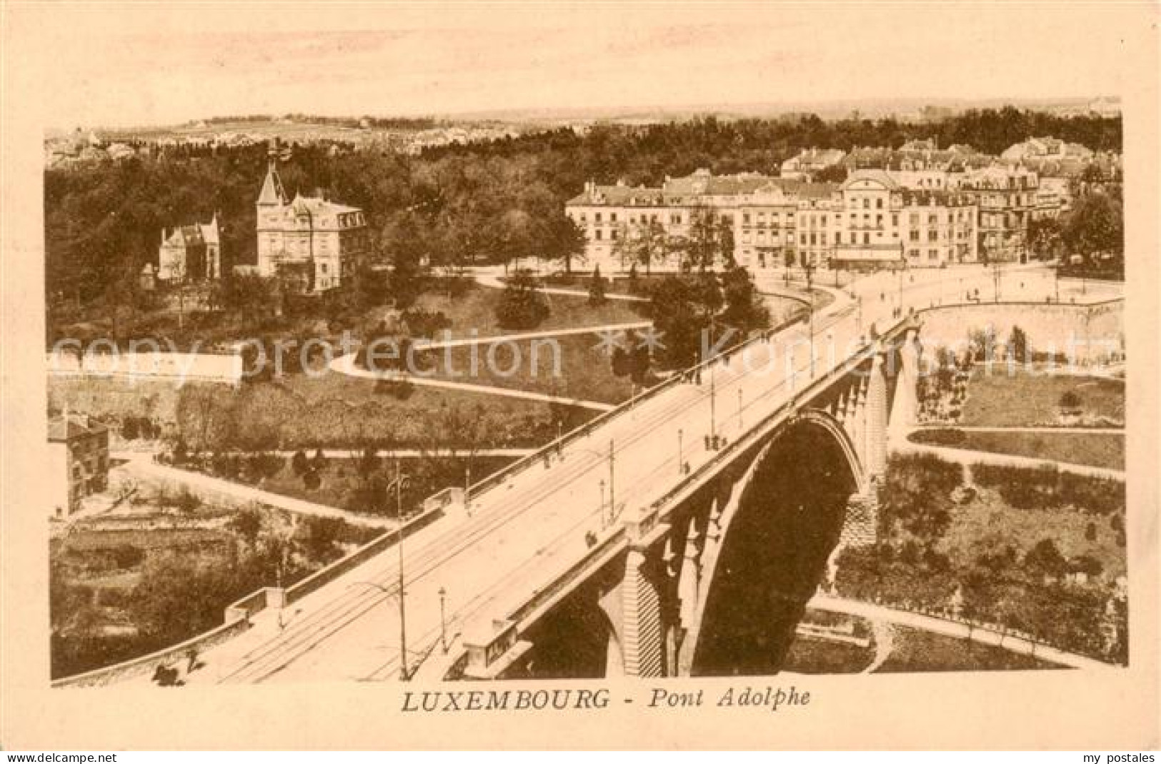 73824254 Luxembourg__Luxemburg Pont Adolphe - Sonstige & Ohne Zuordnung