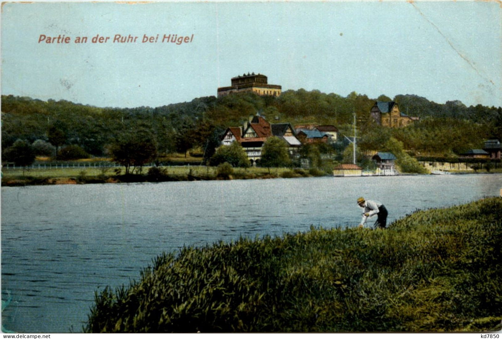 Partie An Der Ruhr Bei Hügel - Essen