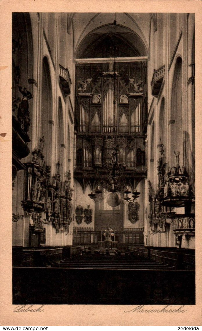 H1671 - Lübeck Marienkirche - Orgel Organ - Kunstverlag Jens - Eglises Et Cathédrales