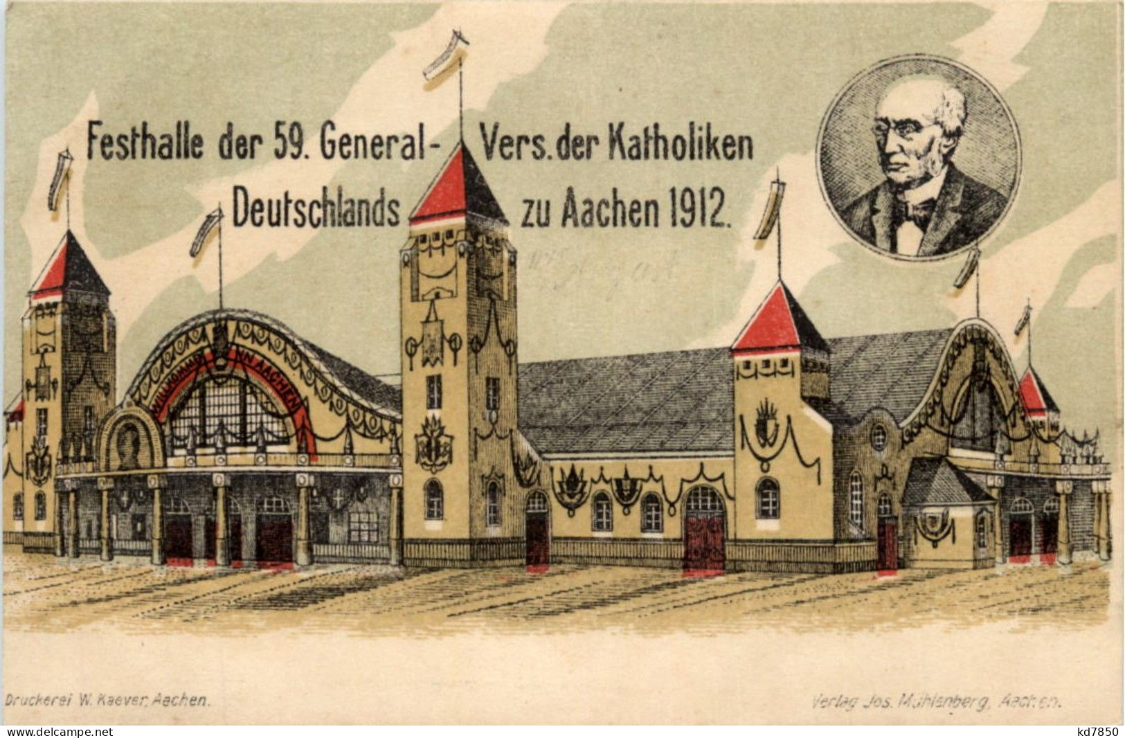 Aachen - 59. General Versammlung Der Katholiken 1912 - Aken