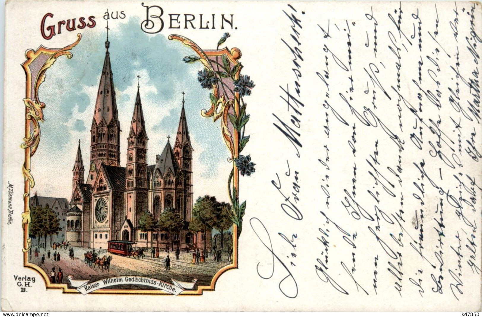 Gruss Aus Berlin - Litho - Autres & Non Classés