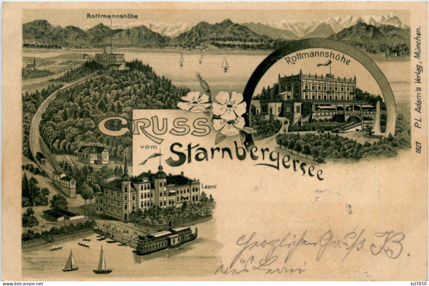 Gruss Vom Starnbergersee - Litho - Starnberg