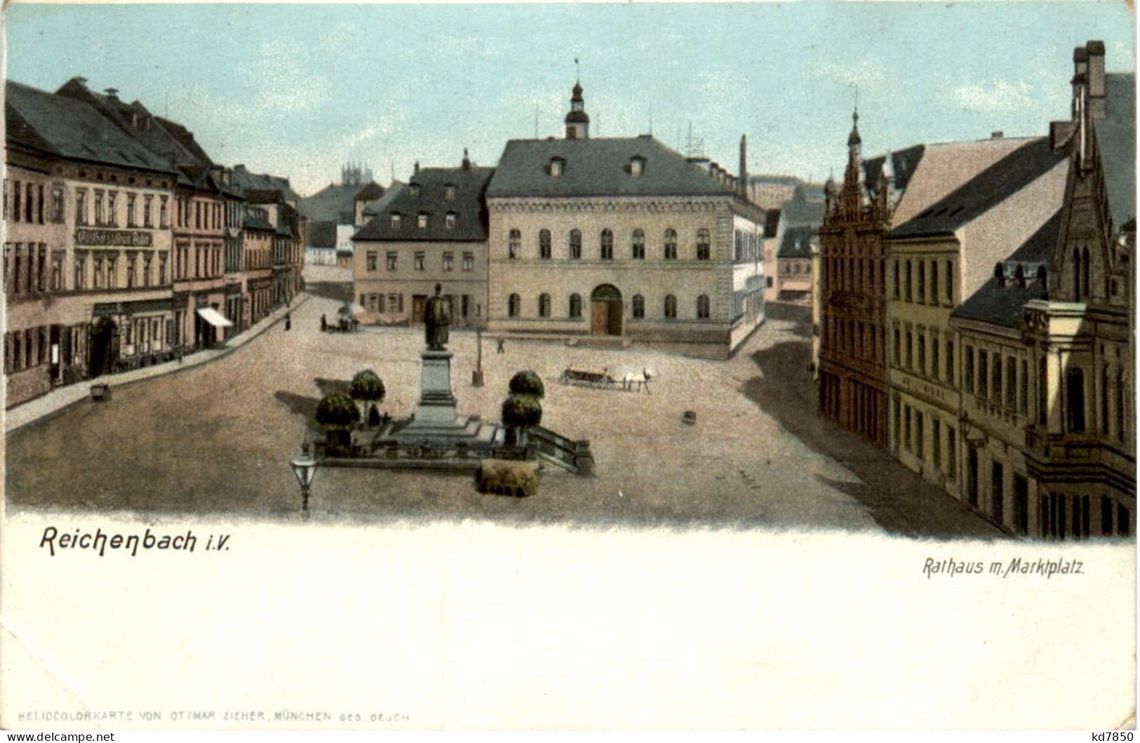 Reichenbach - Rathaus Und Marktplatz - Reichenbach I. Vogtl.