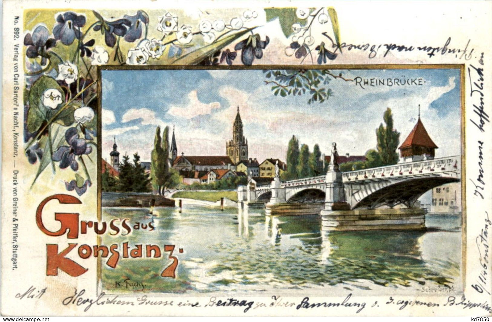 Gruss Aus Konstanz - Rheinbrücke - Konstanz