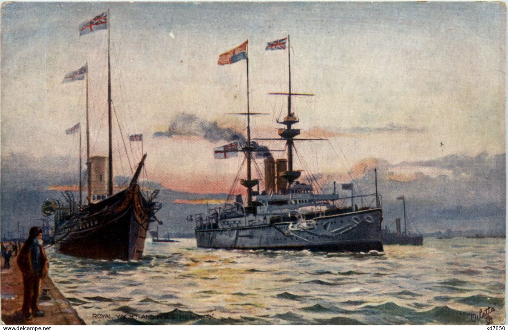 HMS Renown - Steamers