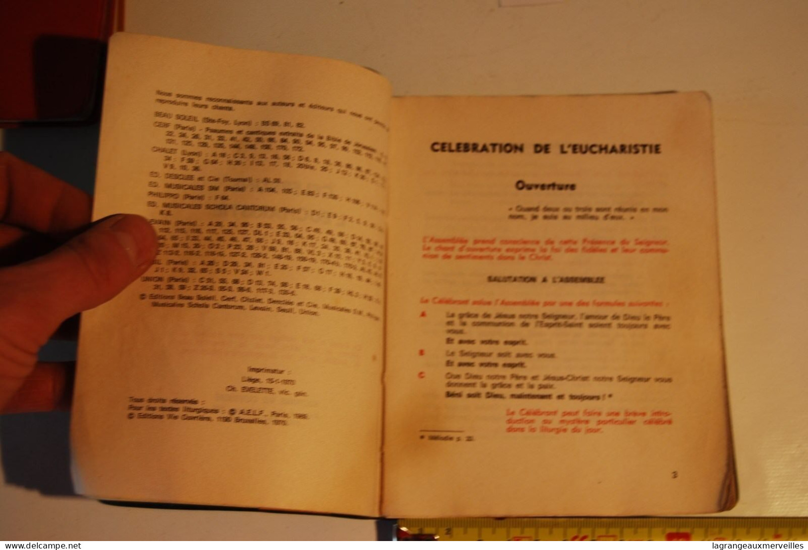 MI1 Ancien Missel - Religion - Old Missal - Ex Messale - Paris Prière - Religion