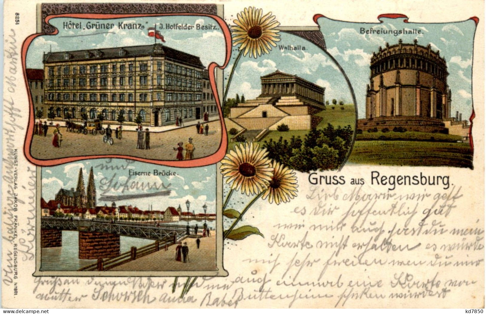 Gruss Aus Regensburg - Litho - Regensburg