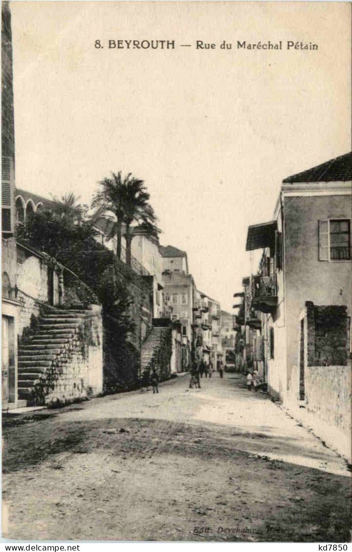 Beyrouth - Rue Du Marechal Petain - Syrie