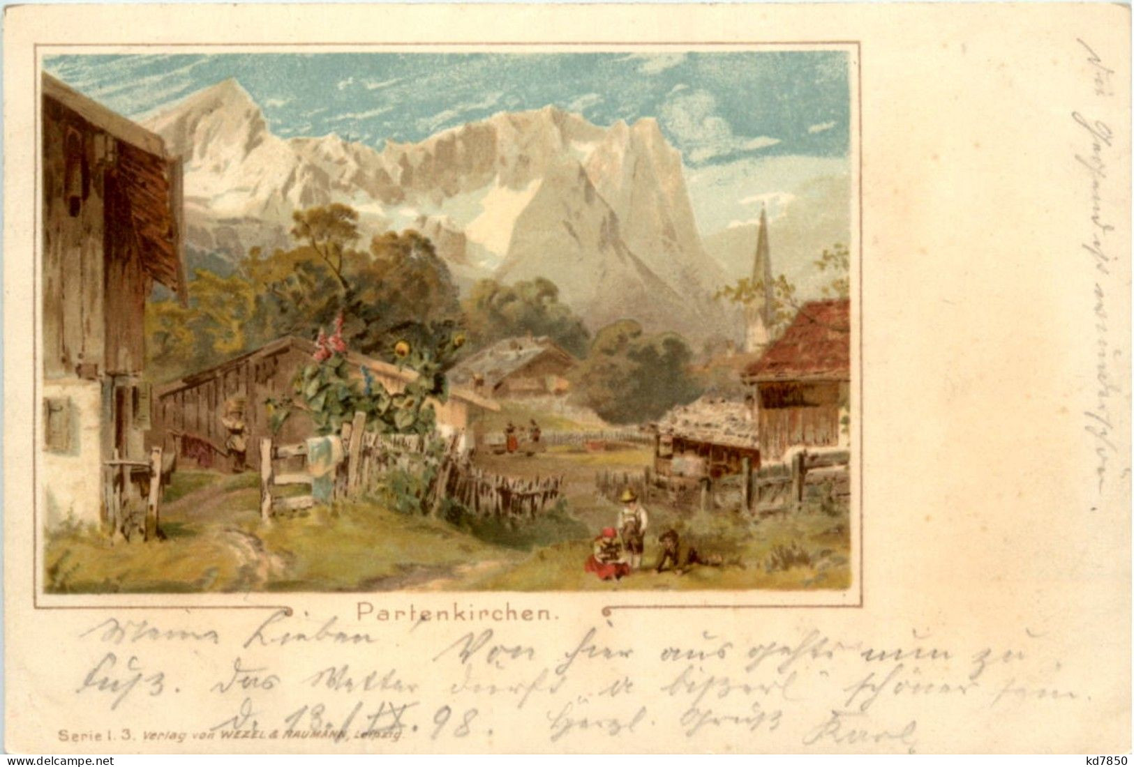 Partenkirchen - Litho - Garmisch-Partenkirchen