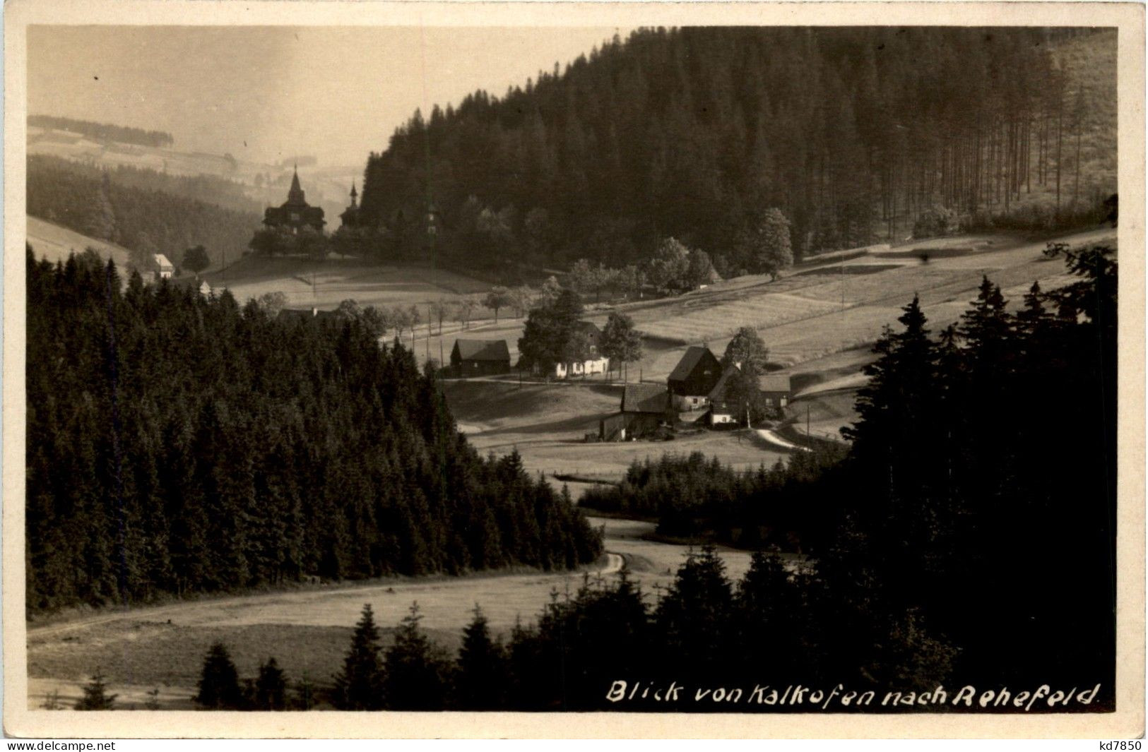 Blick Von Kalkofen Nach Rehefeld - Rehefeld