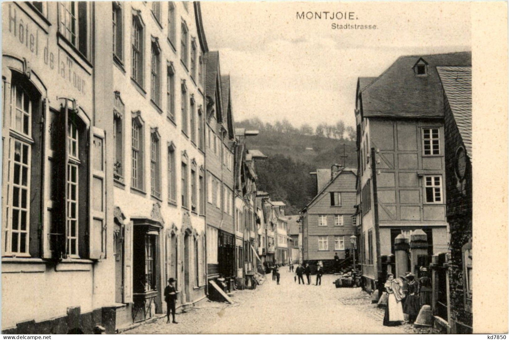 Gruss Aus Montjoie - Stadtstrasse - Monschau