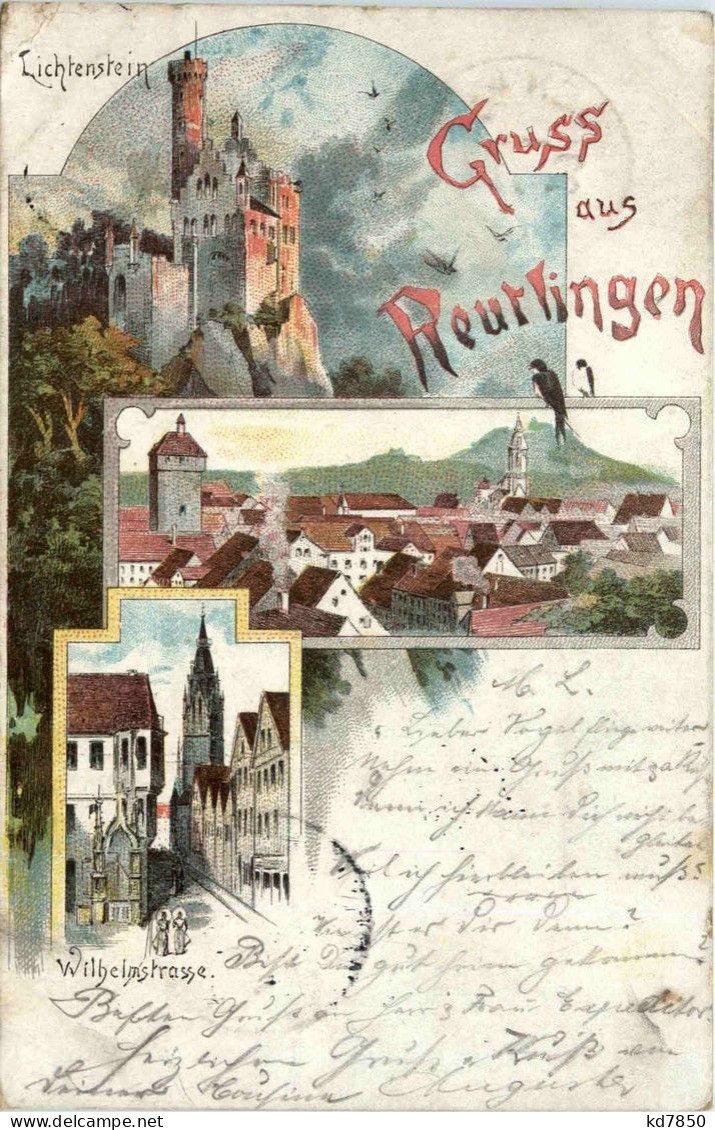 Gruss Aus Reutlingen - Litho - Reutlingen