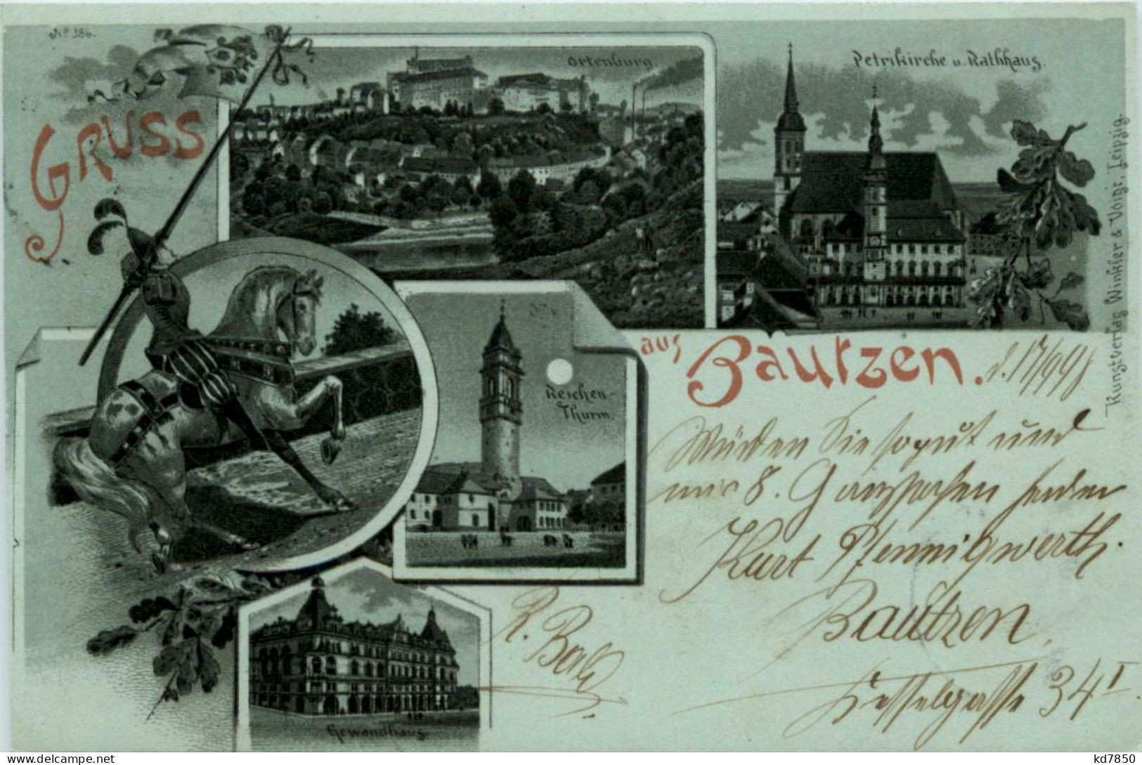 Gruss Aus Bautzen - Litho - Bautzen