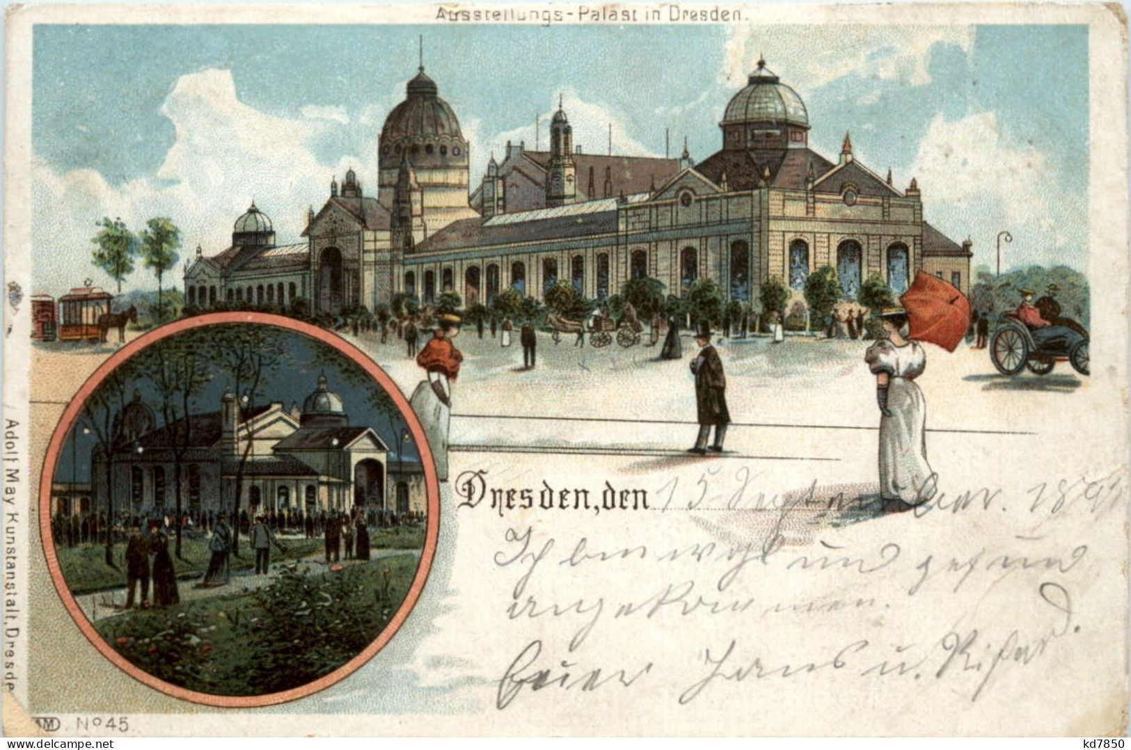 Gruss Aus Dresden - Litho - Dresden