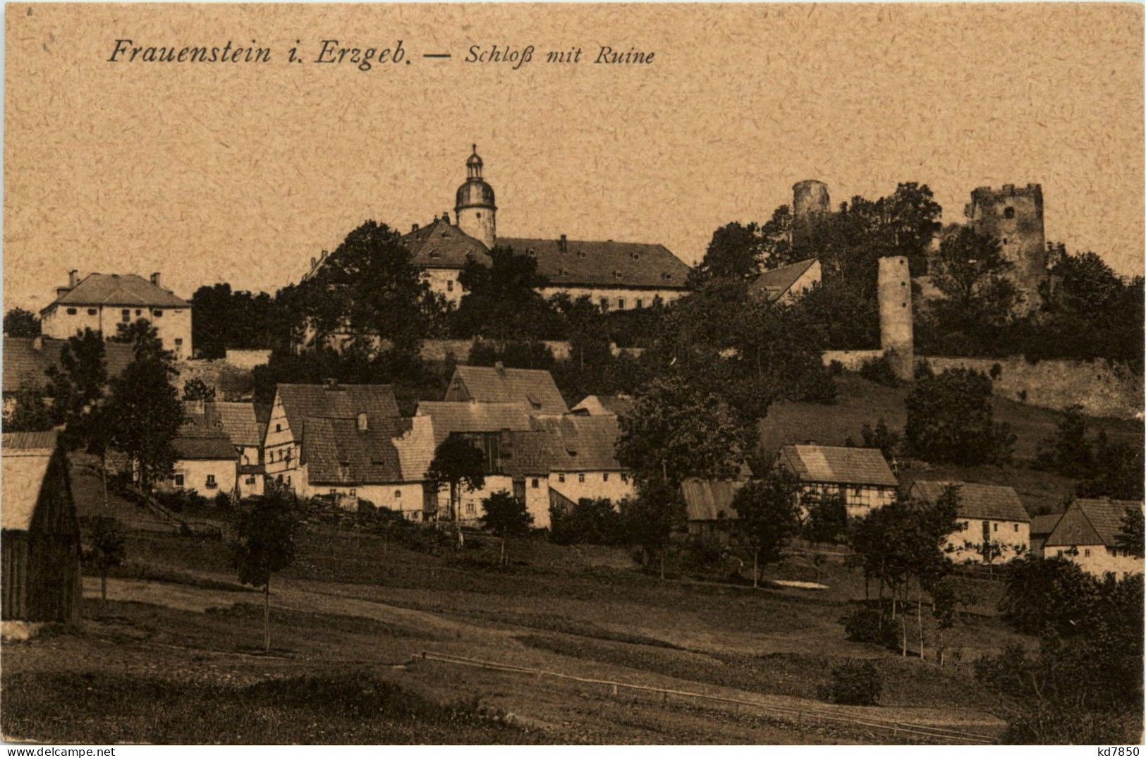 Frauenstein - Schloss Und Ruine - Frauenstein (Erzgeb.)