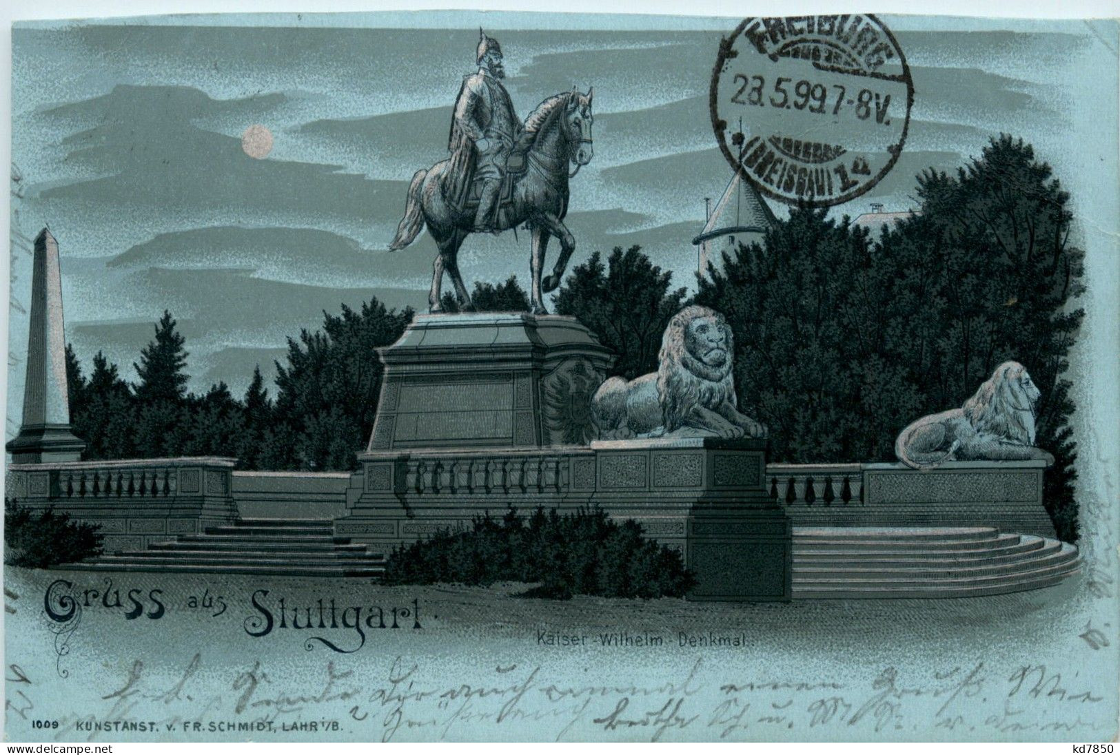 Gruss Aus Stuttgart -Litho - Stuttgart