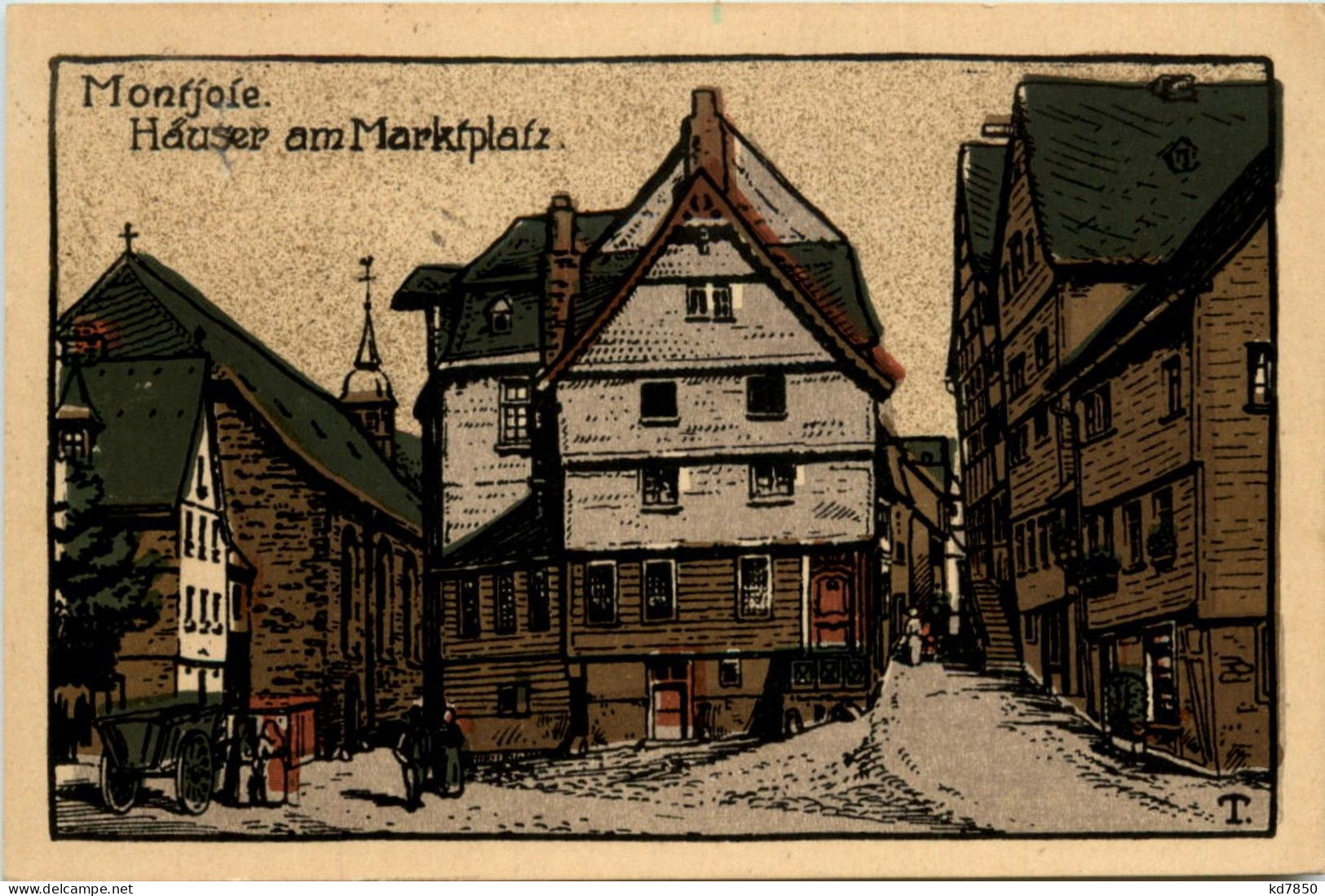 Montjoie - Häuser Am Marktplatz - Monschau