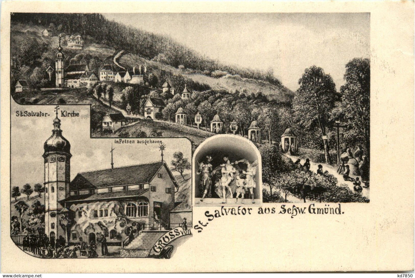 Gruss Von St. Salvator Aus Schwäbisch Gmünd - Schwaebisch Gmünd