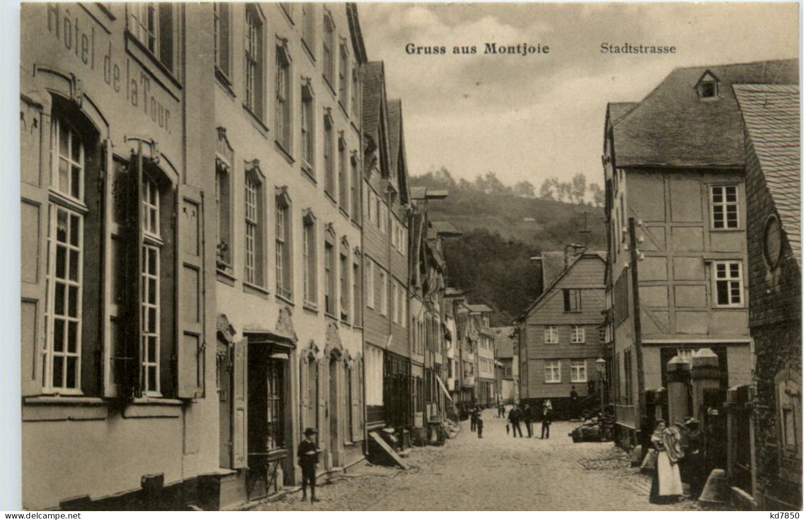 Gruss Aus Montjoie - Stadtstrasse - Monschau