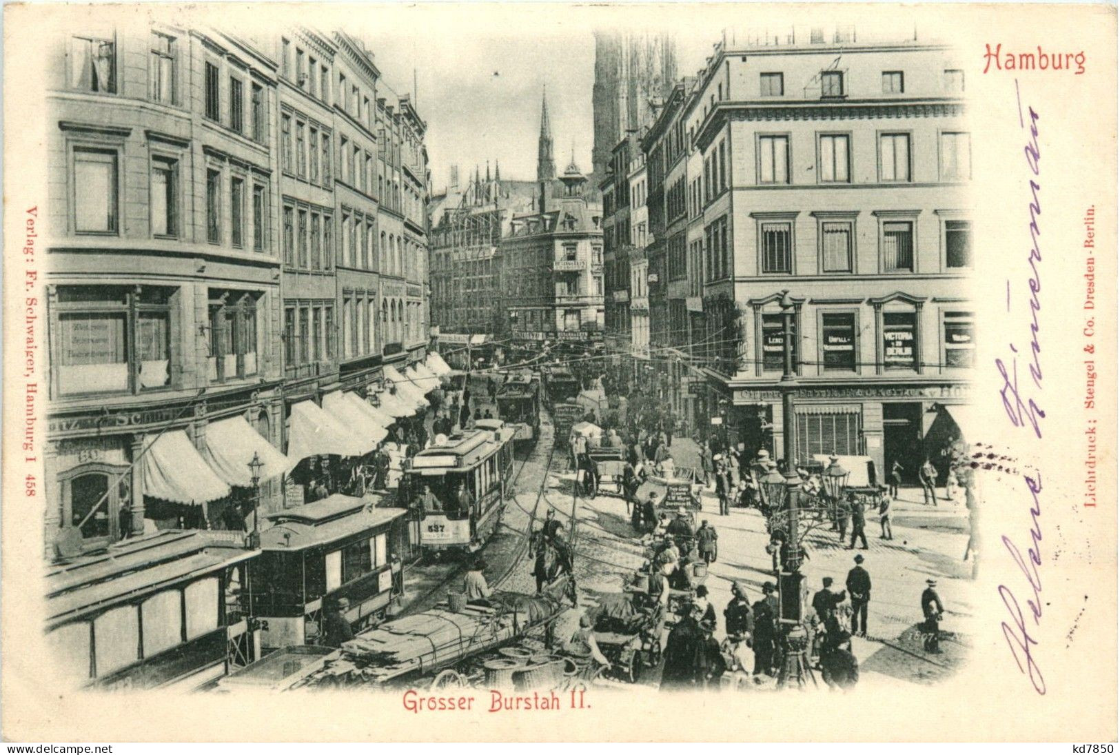 Hamburg - Grosser Burstah - Sonstige & Ohne Zuordnung