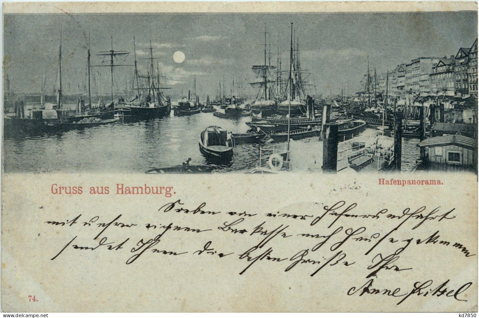 Gruss Aus Hamburg - Hafenpanorama - Otros & Sin Clasificación