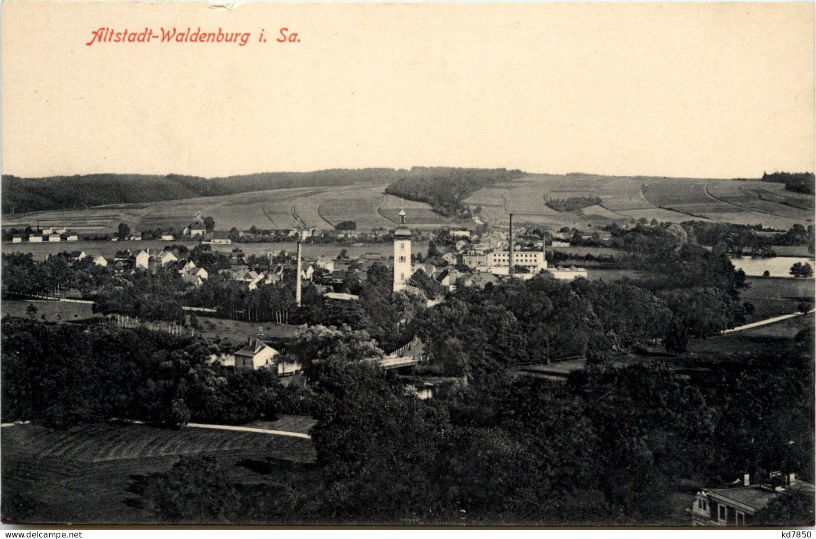 Altstadt - Waldenburg In Sachsen - Waldenburg (Sachsen)