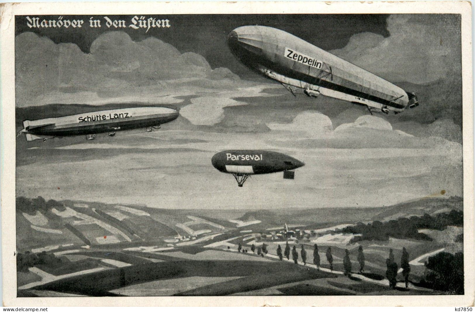Manöver In Den Lüften - Zeppelin - Airships