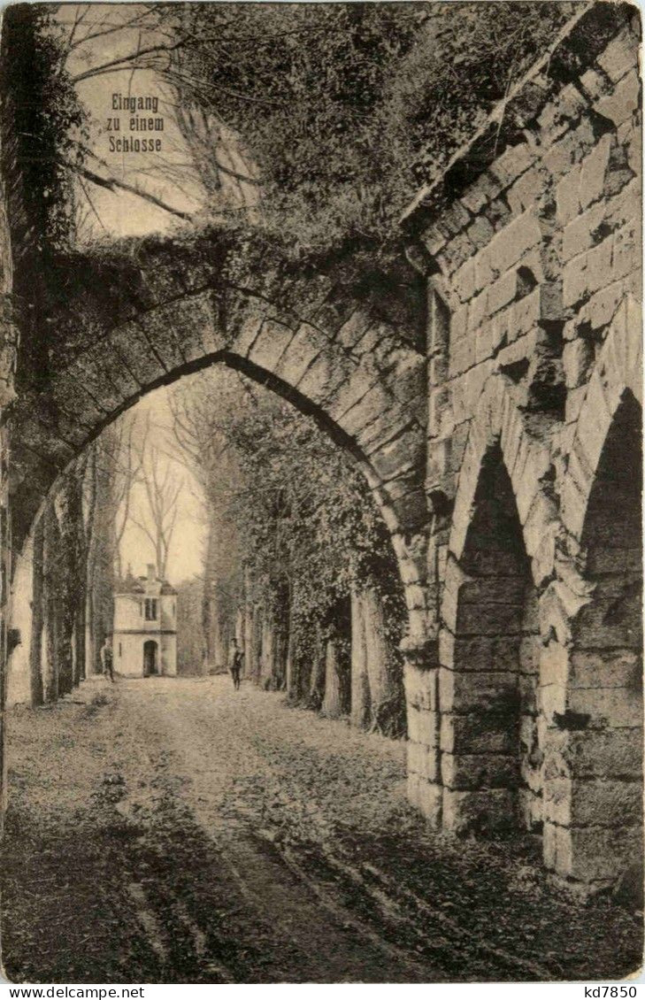 Eingang Zu Einem Schlosse - Feldpost - War 1914-18