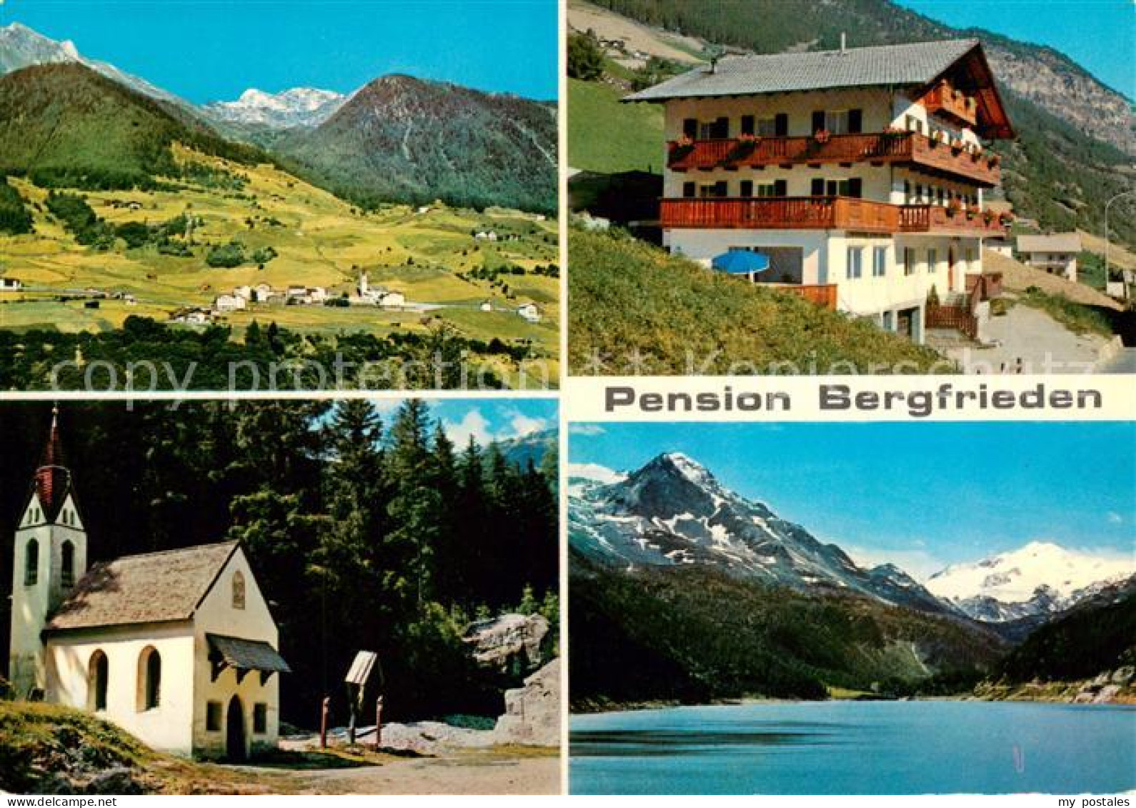 73823823 Martell  Vinschgau Bozen Suedtirol IT Panorama Pension Bergfrieden Kape - Sonstige & Ohne Zuordnung