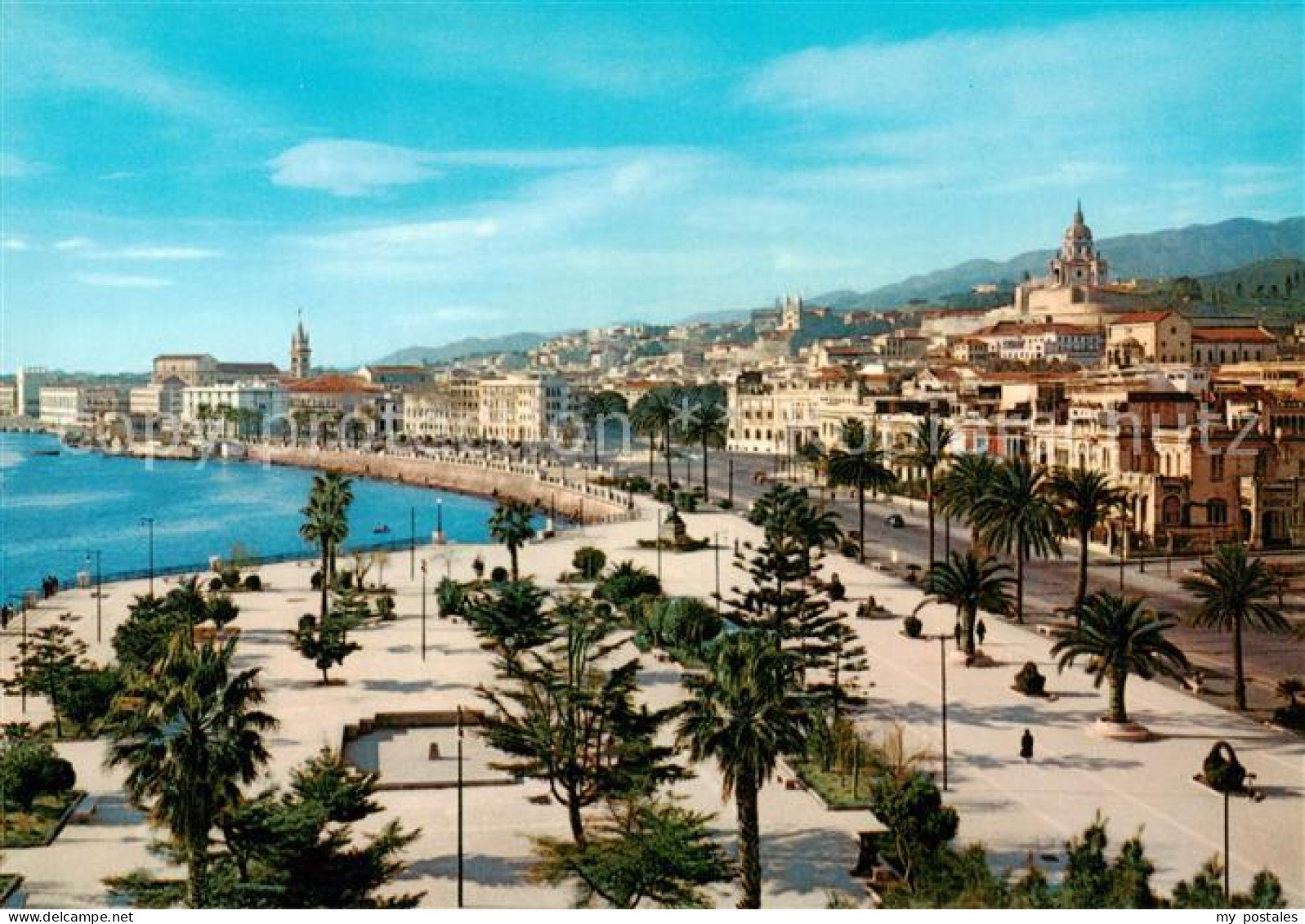 73823822 Messina Sicilia La Passeggiata Del Lungomare E La Piazza Messina Sicili - Sonstige & Ohne Zuordnung