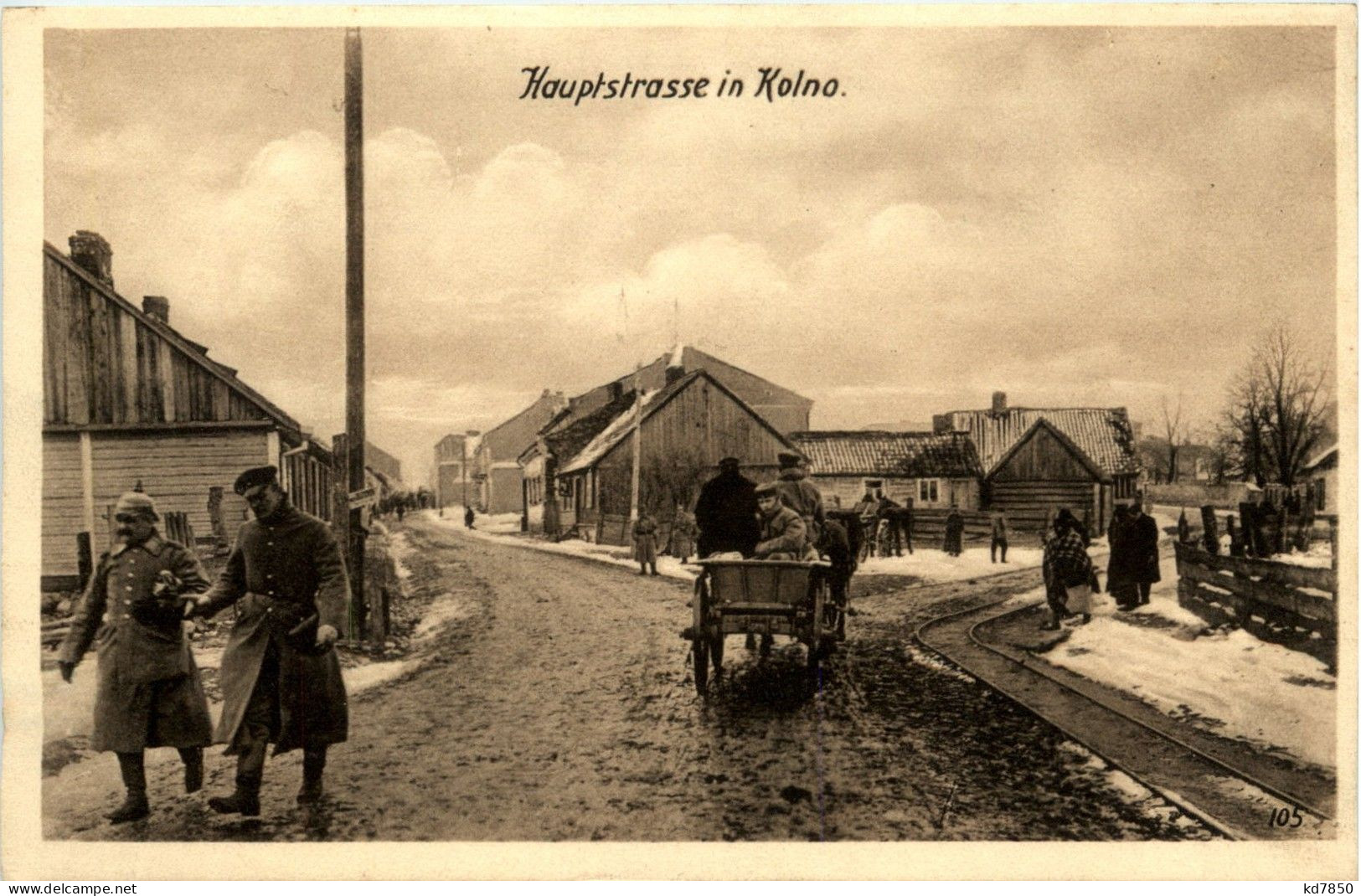 Kolno - Hauptstrasse - Pologne