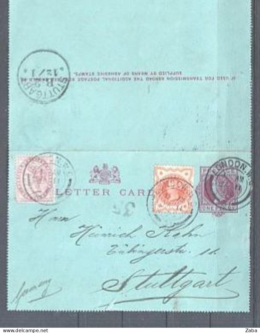 England Double Statonery 1899 - Lettres & Documents