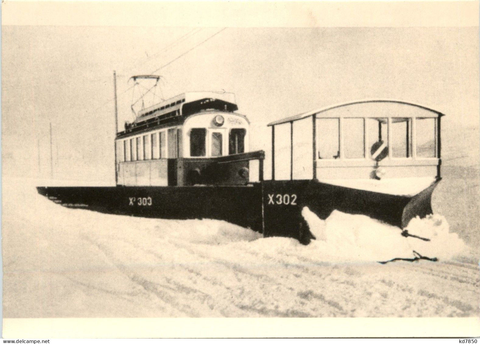 Bahn Schneeräumung Der SGA - Trains