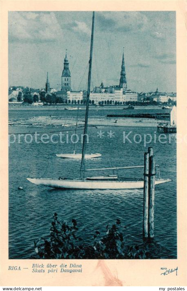 73823723 Riga Latvia Blick Ueber Die Duena  - Lettonie