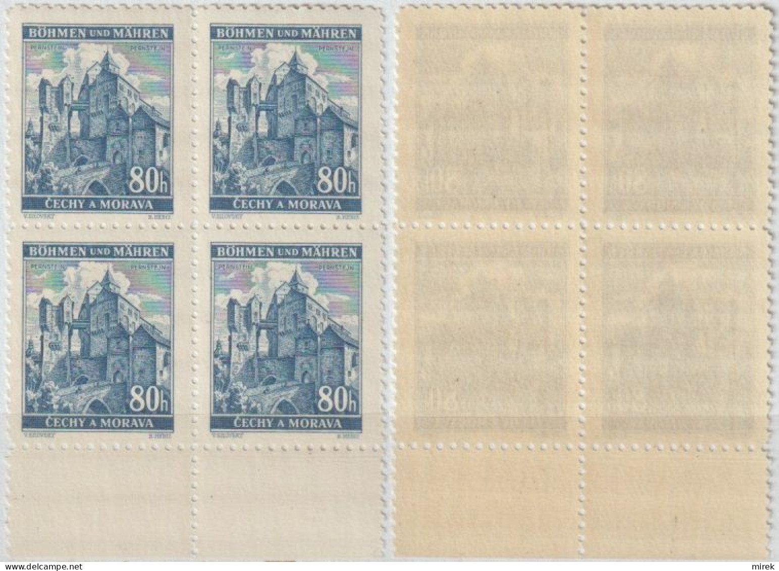 106/ Pof. 42; Translucent Paper, Very Rare - Unused Stamps