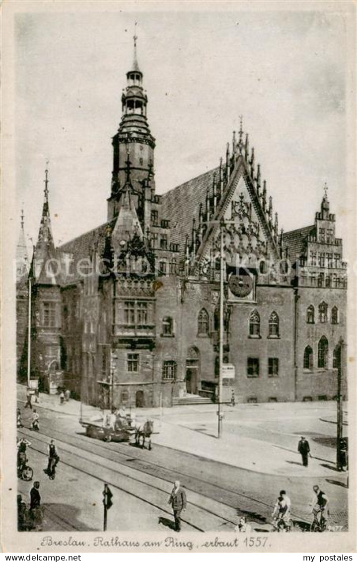 73823690 Breslau Niederschlesien Rathaus Am Ring Breslau Niederschlesien - Polonia