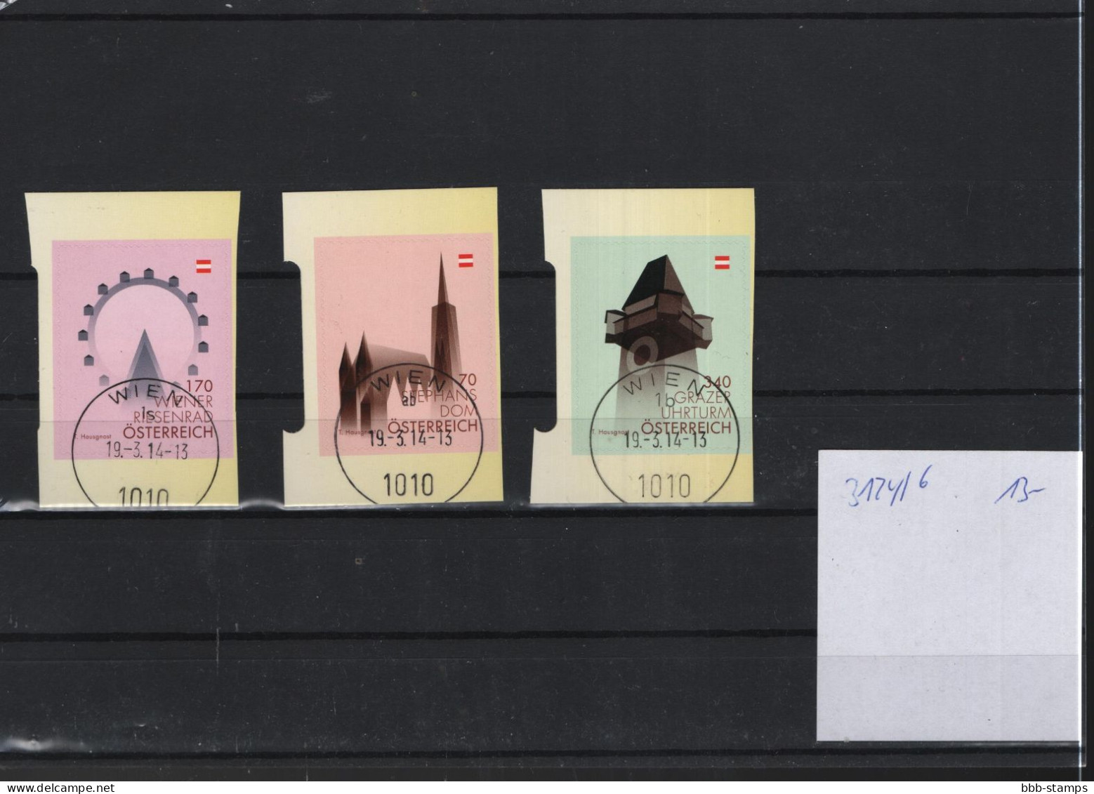 Österreich Michel Kat.Nr.  Gest 3124/3126 - Used Stamps