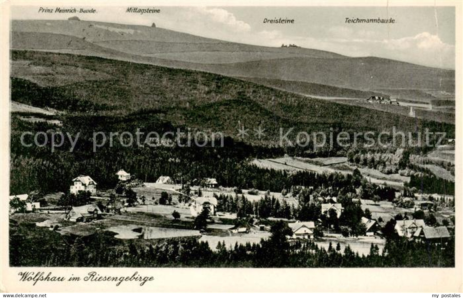 73823680 Wolfshau Riesengebirge PL Panorama  - Polonia