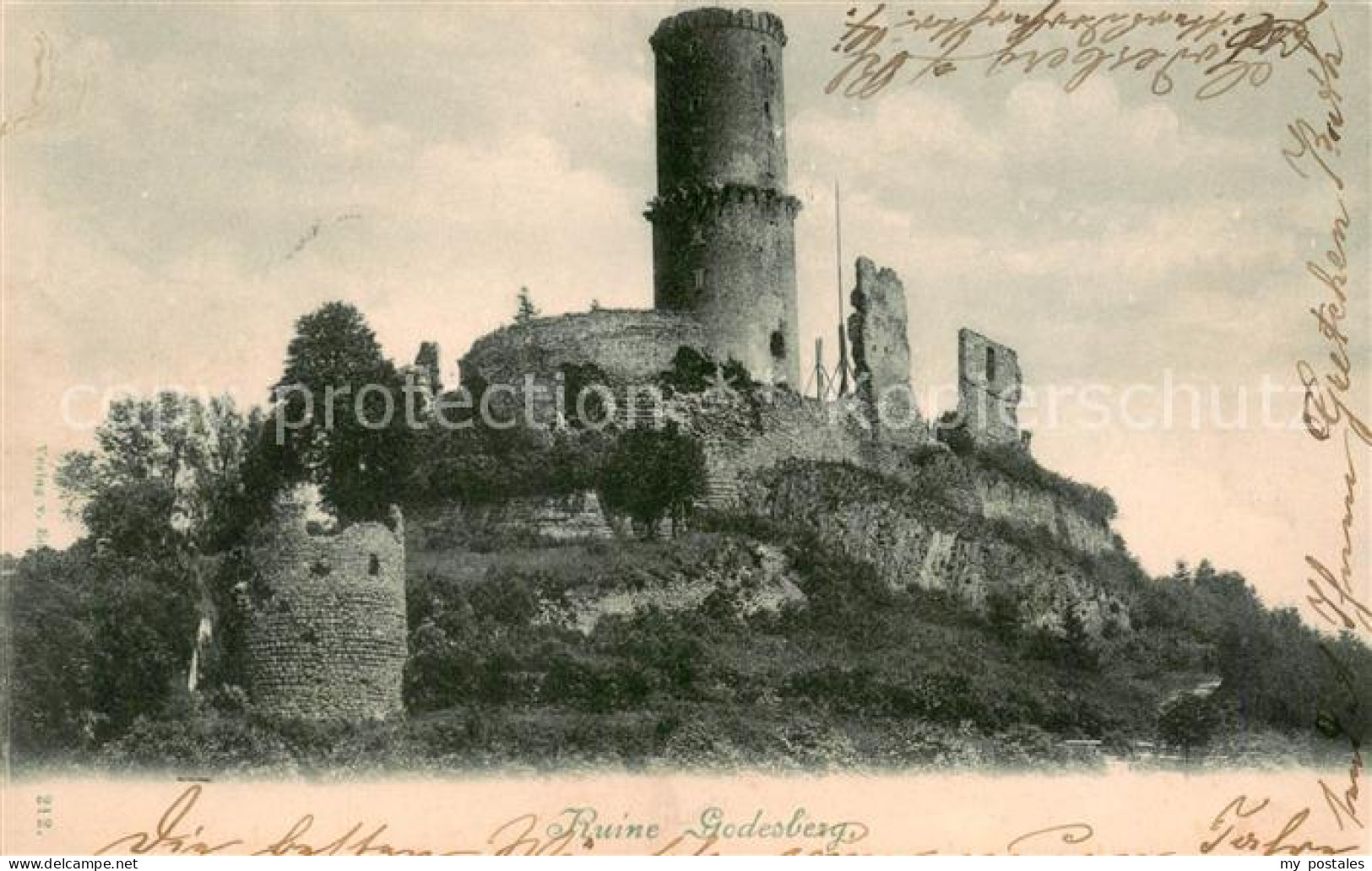 73823655 Bad Godesberg Ruine Godesberg Bad Godesberg - Bonn