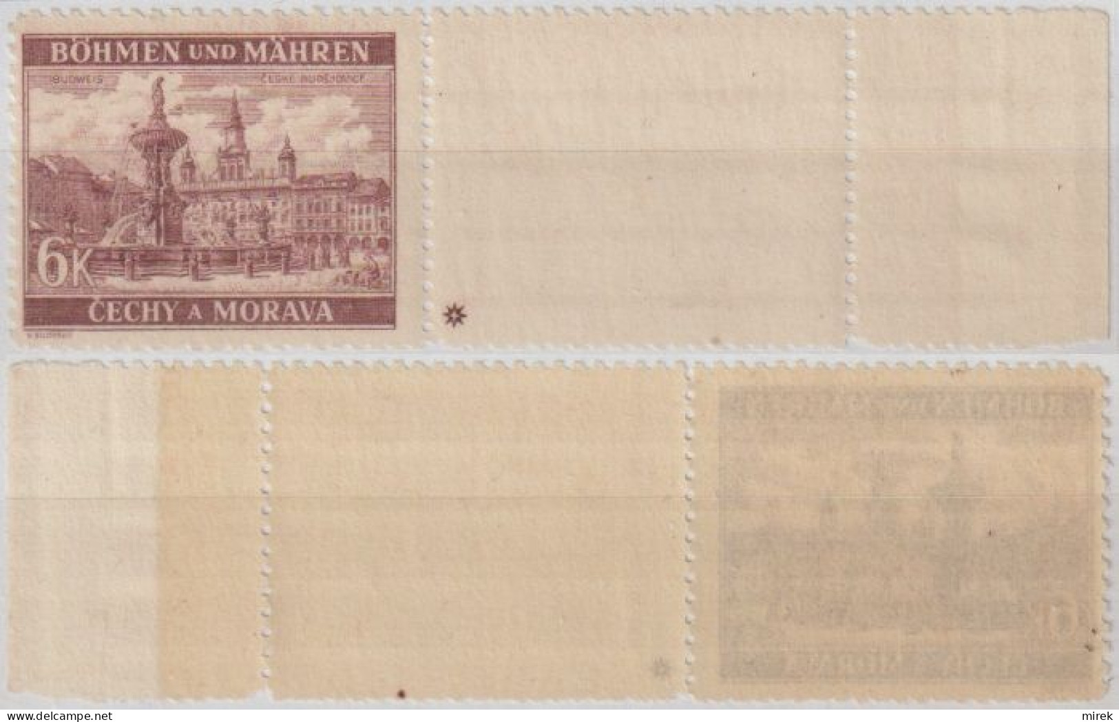 109/ Pof. 46; Translucent Paper, Very Rare - Unused Stamps