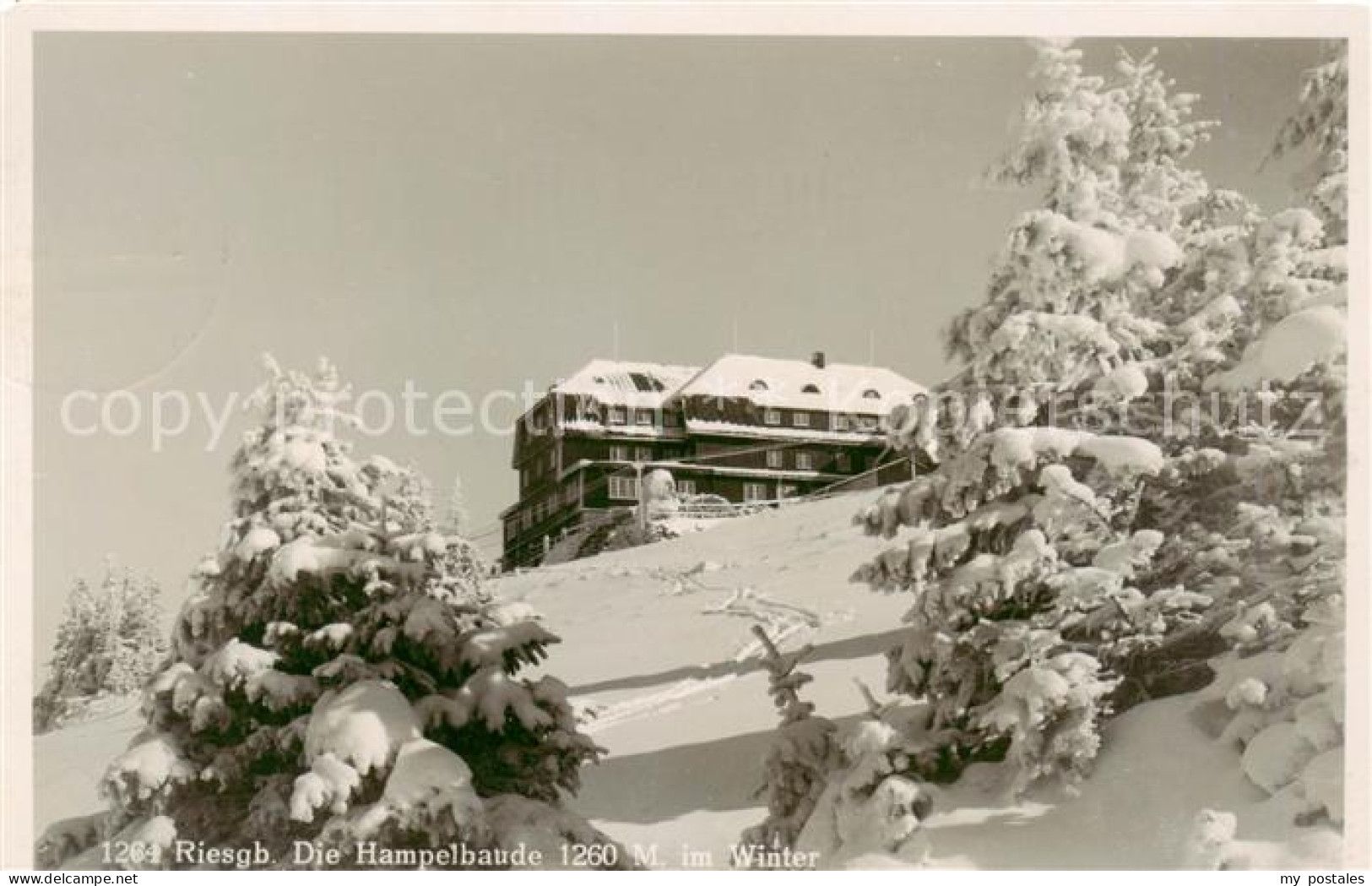 73823483 Riesengebirge_Krkonose_Karkonosze Die Hampelbaude Im Winter - Tschechische Republik