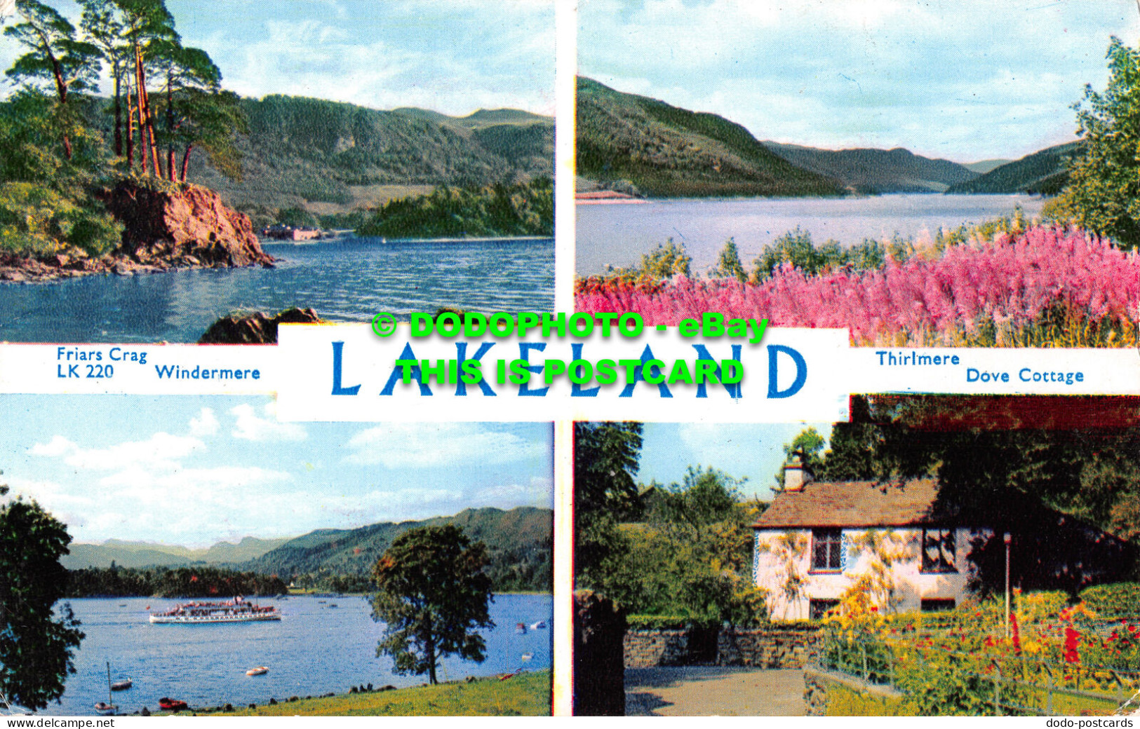 R521499 Lakeland. Windermere. H. Webster. Multi View - Wereld