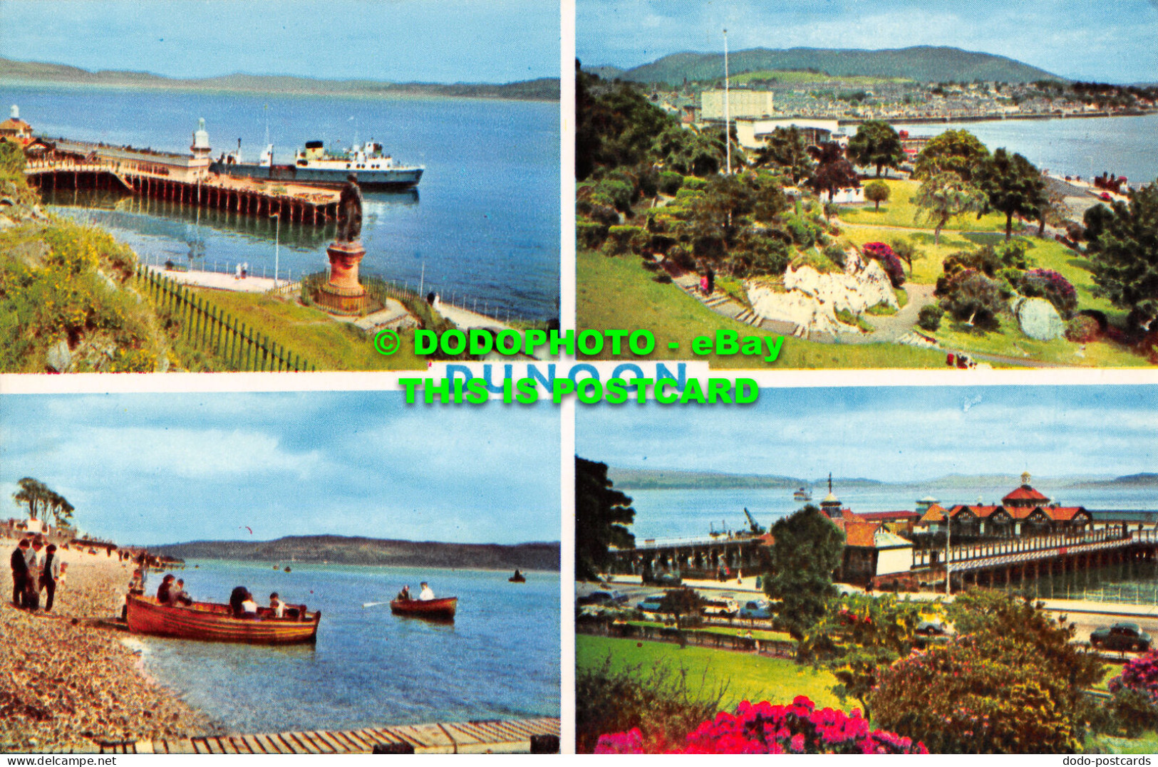 R521331 Dunoon. West Bay. The Pier And Gardens. M. And L. National Series. Multi - Wereld