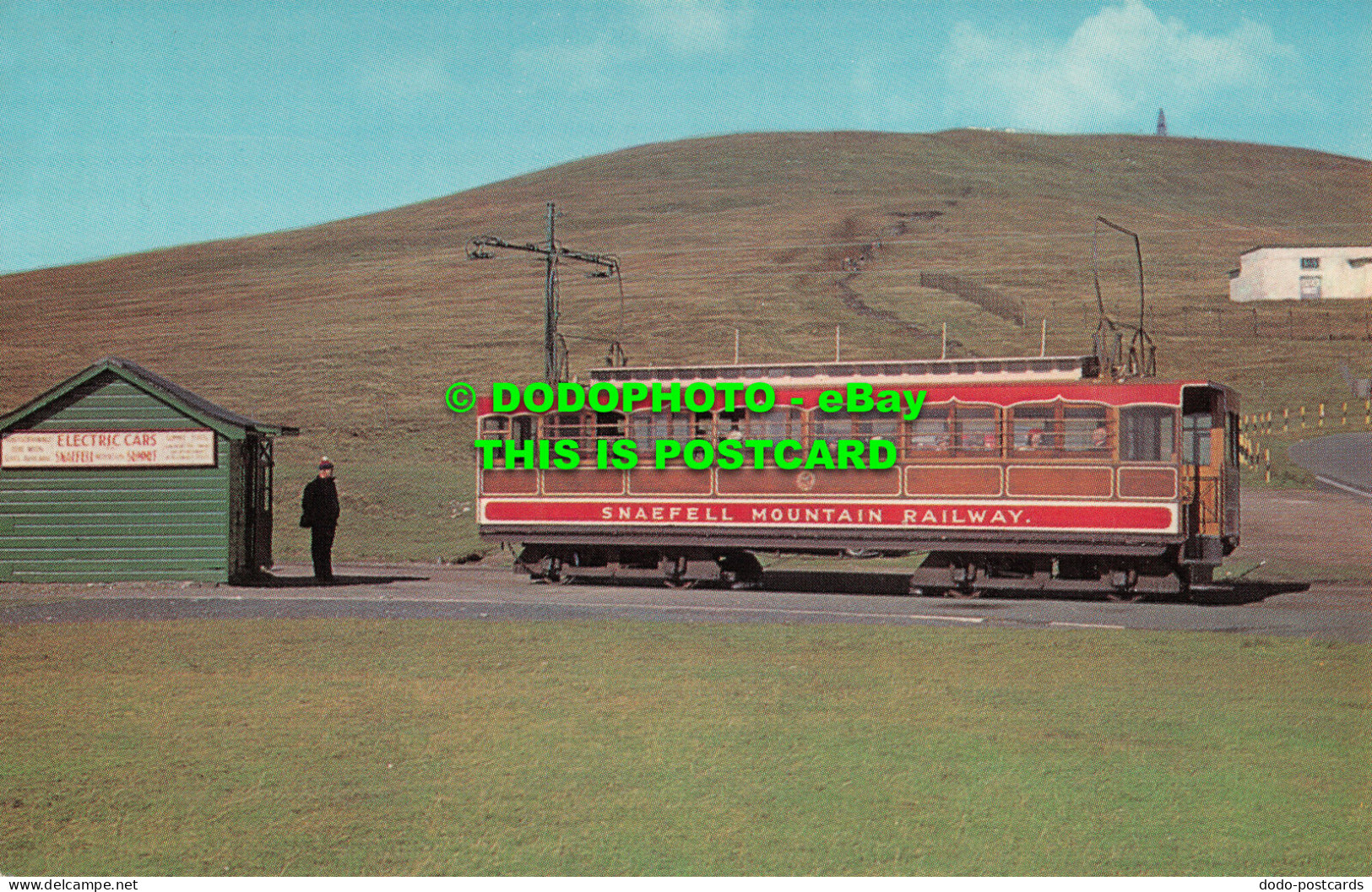 R521332 Manx Electric Railway. I. O. M. Snaefell Summit. 2034. Feet. From Bungal - Wereld