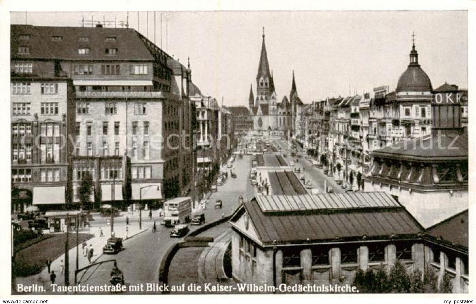 73823415 Berlin Tauentzienstrasse Mit Blick Auf Die Kaiser Wilhelm Gedaechtniski - Autres & Non Classés