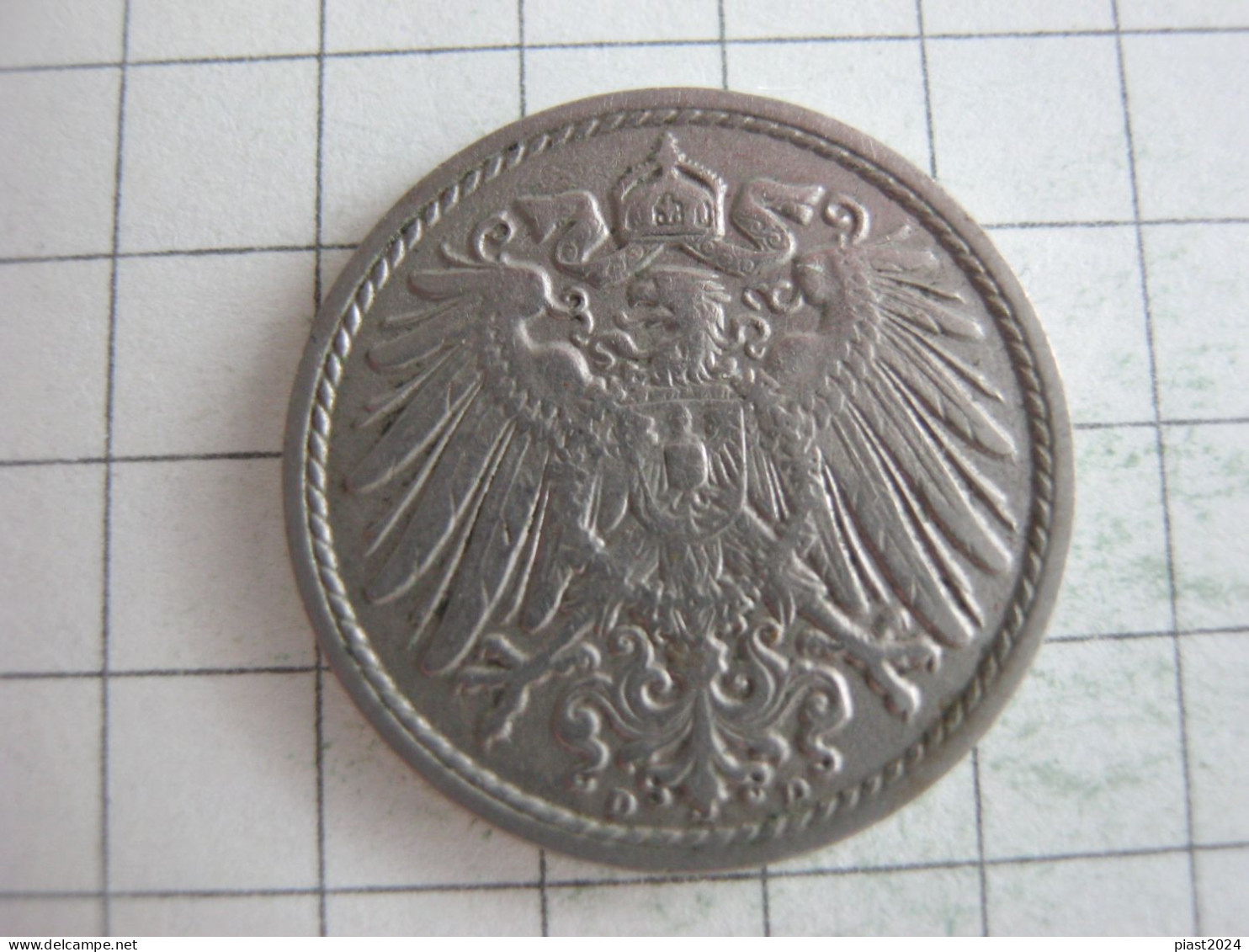 Germany 5 Pfennig 1909 D - 5 Pfennig