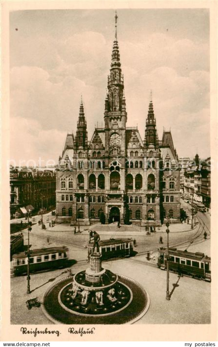 73823402 Reichenberg Liberec Boehmen Rathaus  - República Checa