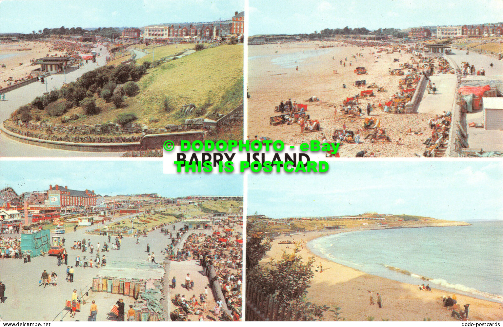 R520994 Barry Island. Promenade And Gardens. The Beach. The Beach And Nell Point - Welt