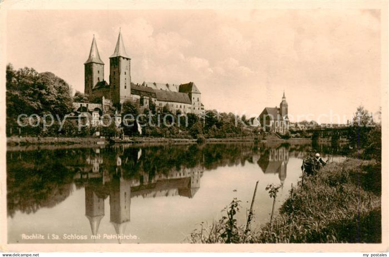 73823005 Rochlitz  Sachsen Schloss Mit Petrikirche  - Rochlitz